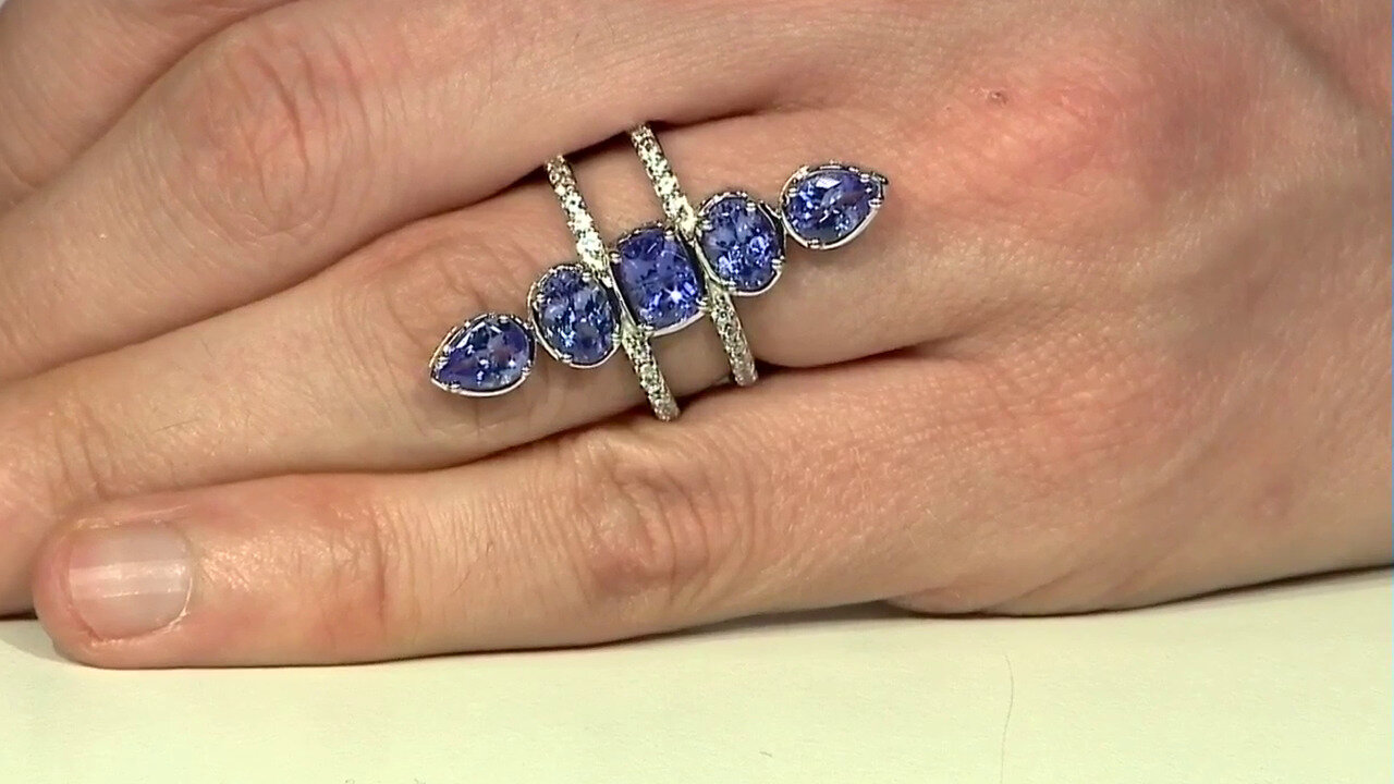 Video Bague en argent et Tanzanite