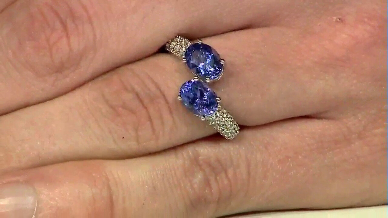 Video Bague en argent et Tanzanite