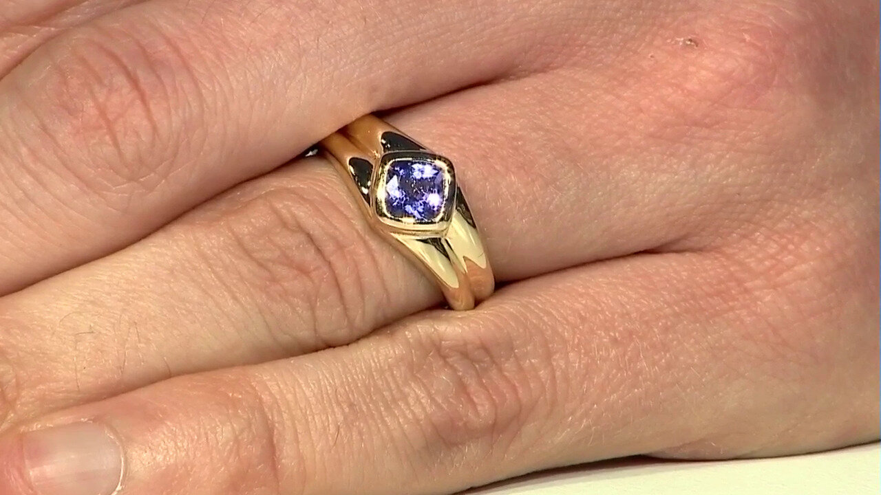 Video Tanzanite Silver Ring