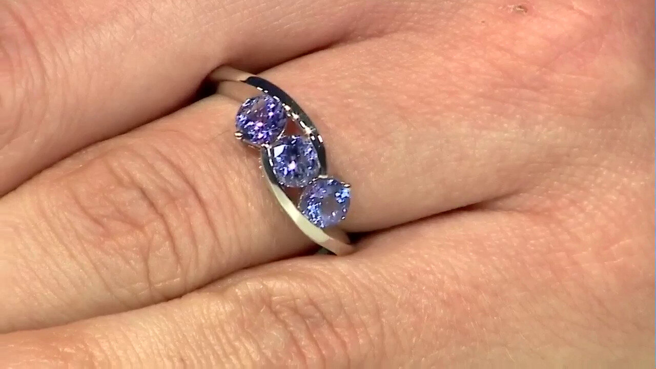 Video Bague en argent et Tanzanite