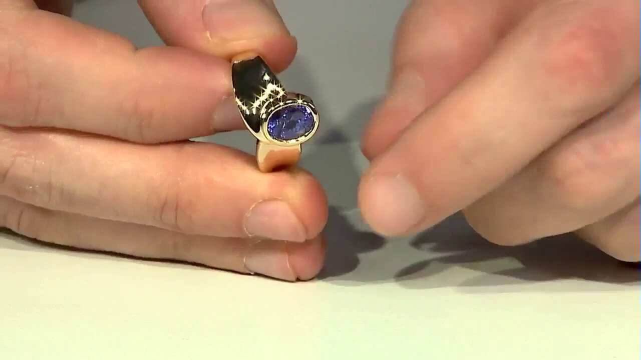 Video Anillo en plata con Tanzanita