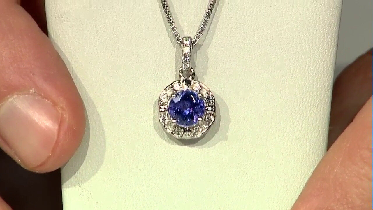 Video Tanzanite Silver Pendant