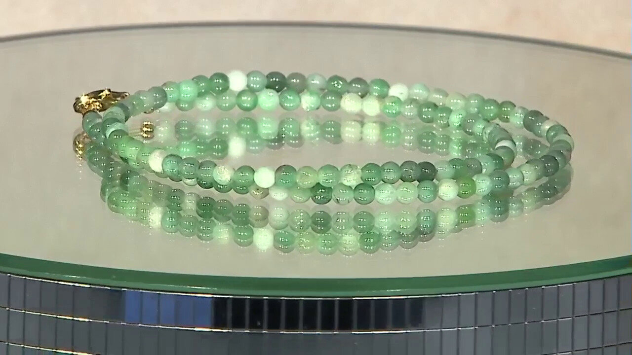 Video Brazilian Emerald Silver Necklace