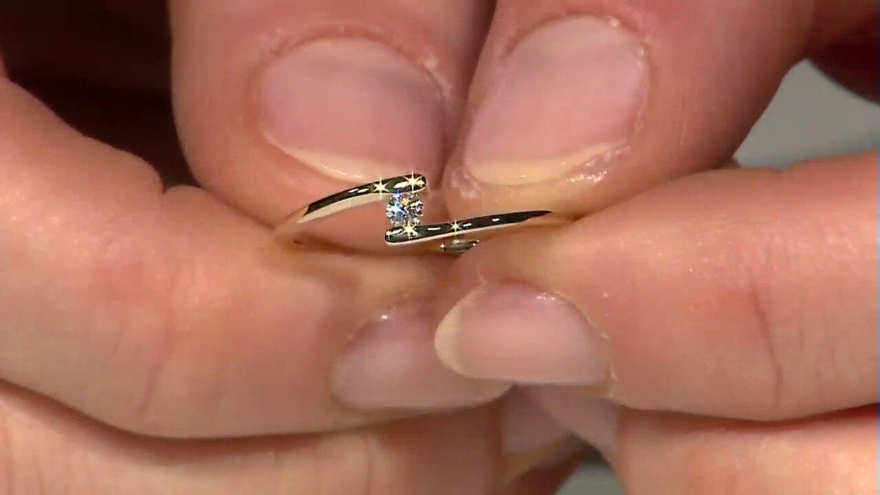 Video 9K Flawless (F) Diamond Gold Ring