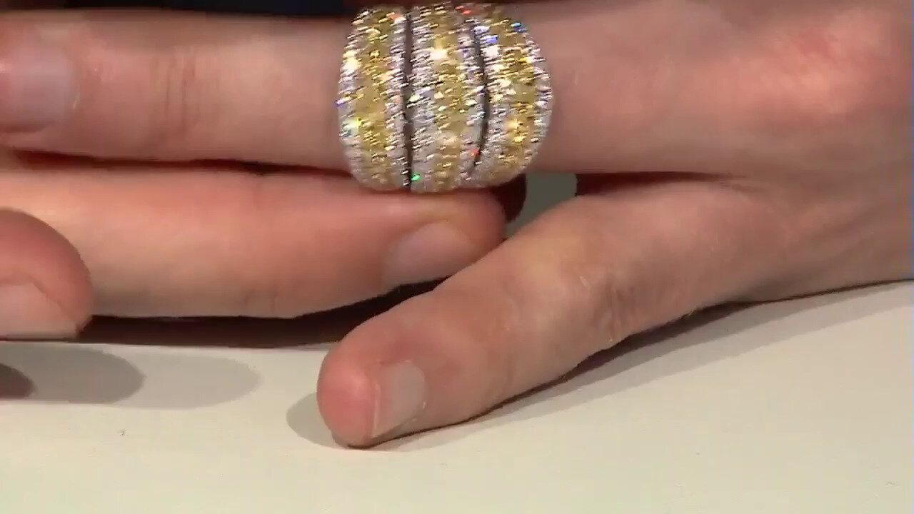 Video 18K SI2 (H) Diamond Gold Ring (CIRARI)