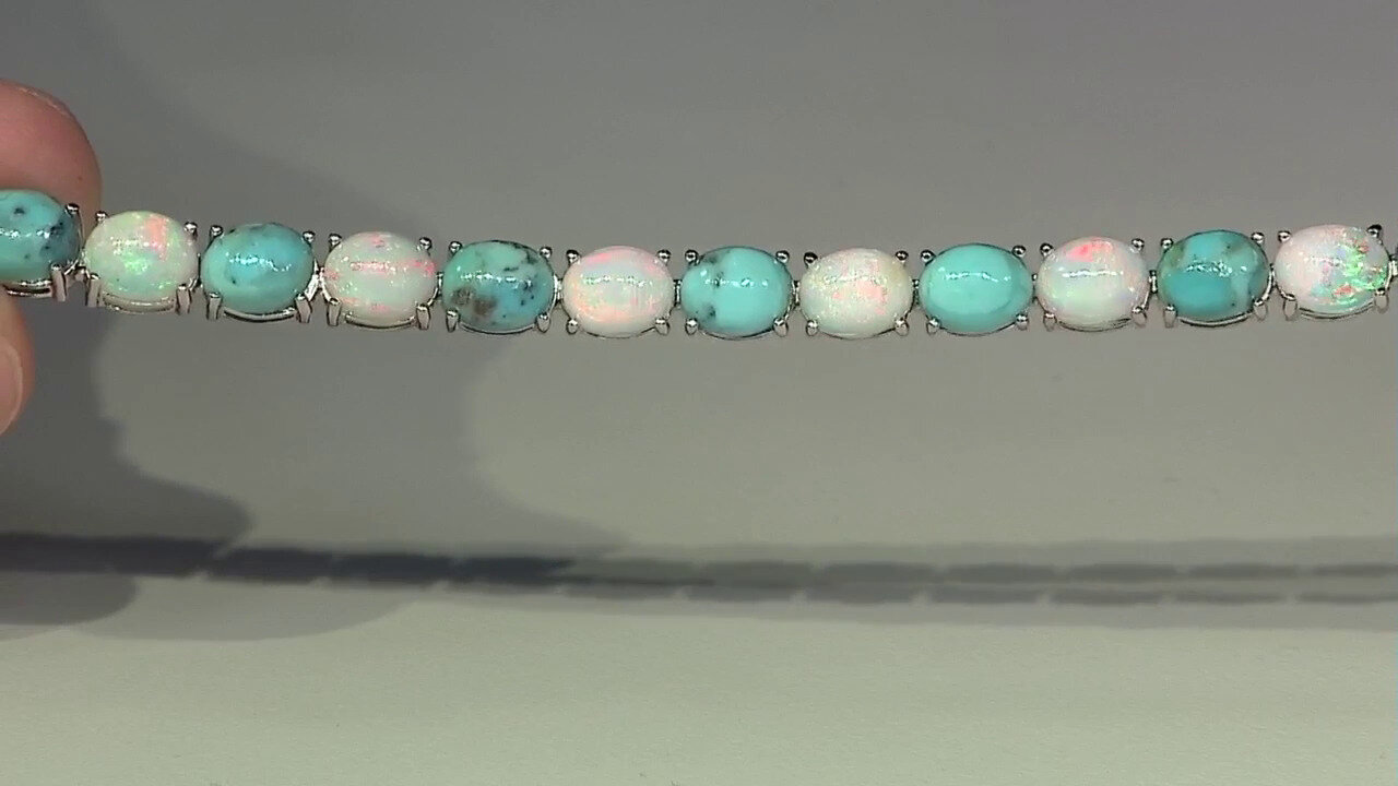 Video Bracelet en argent et Turquoise