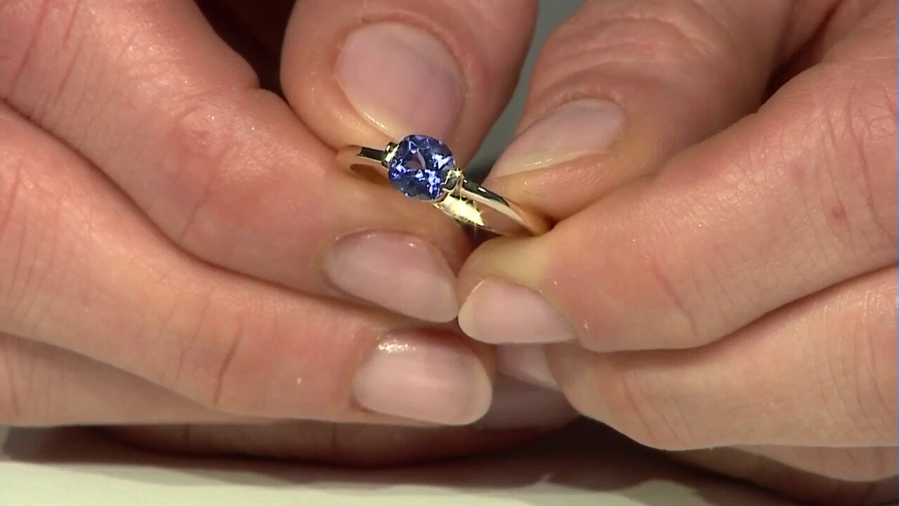 Video 9K Tanzanite Gold Ring