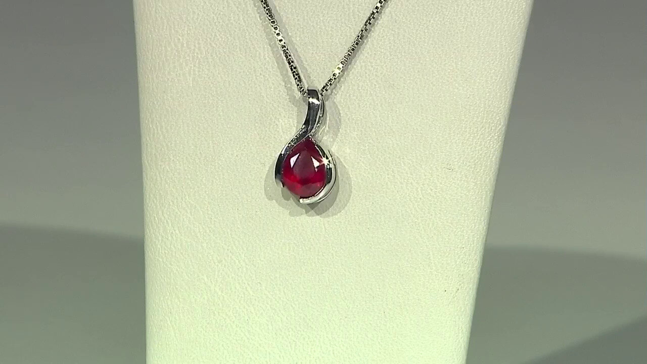 Video Madagascar Ruby Silver Pendant