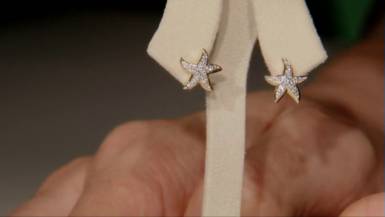 Video Boucles d'oreilles en or et Diamant VVS1 (G) (Annette)