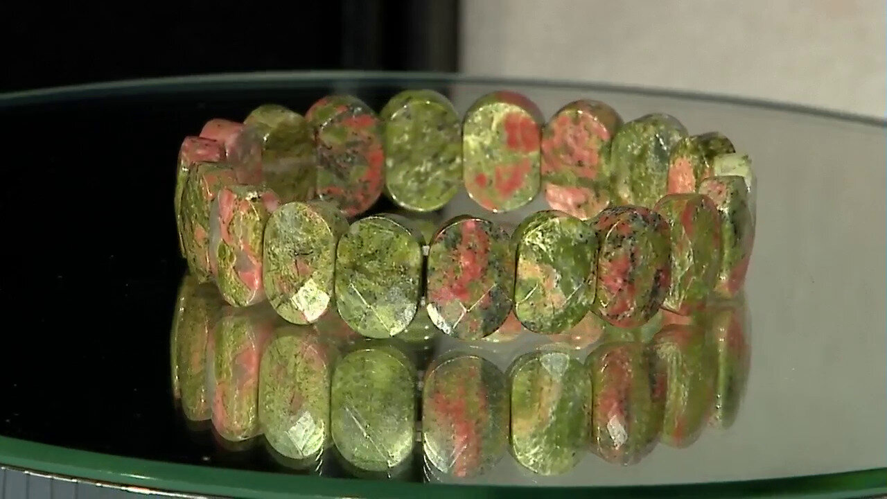 Video Unakite Bracelet