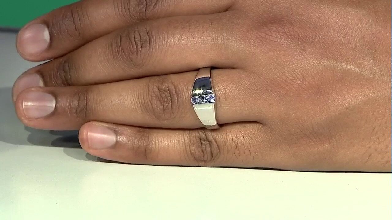 Video Tanzanite Silver Ring