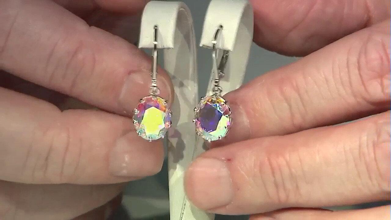 Video Moonlight Quartz Silver Earrings