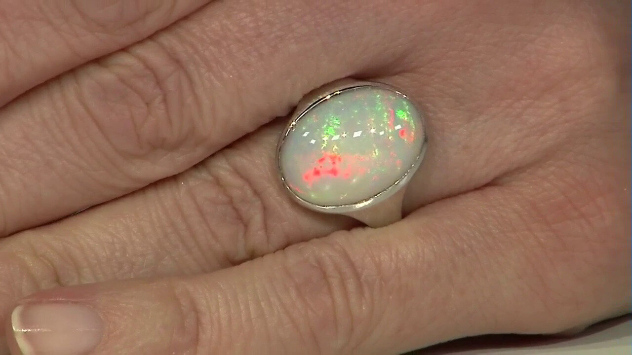 Video Welo Opal Silver Ring