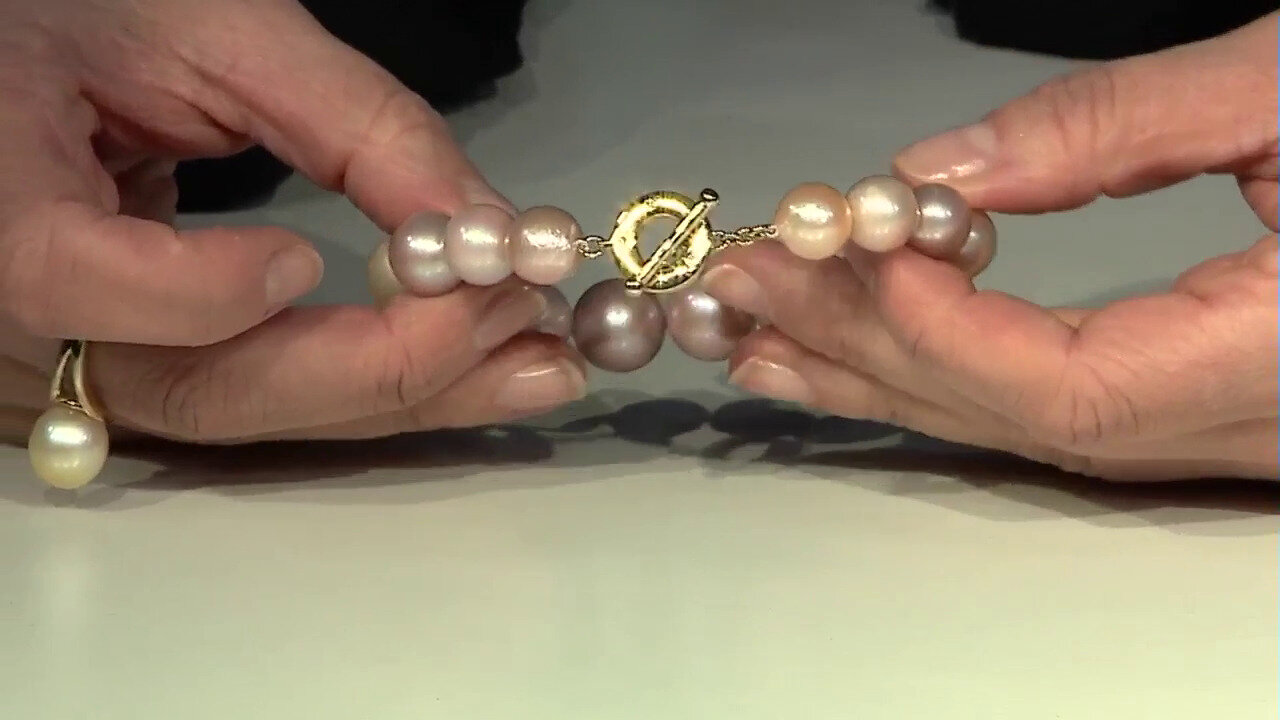 Video Ming Pearl Silver Bracelet (TPC)