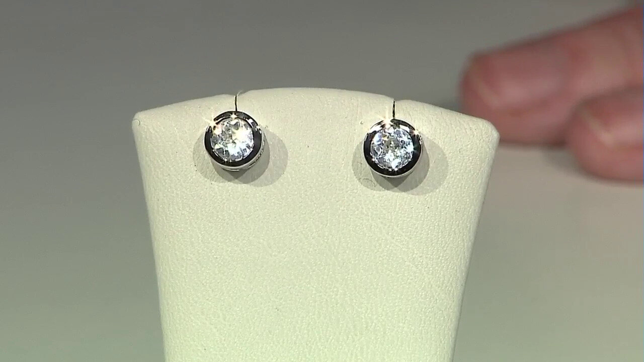 Video Boucles d'oreilles en argent et Zircon