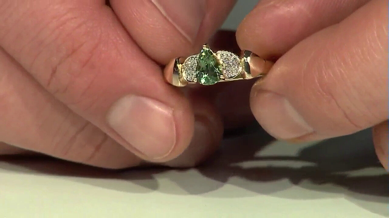 Video Anillo en plata con Turmalina Paraíba