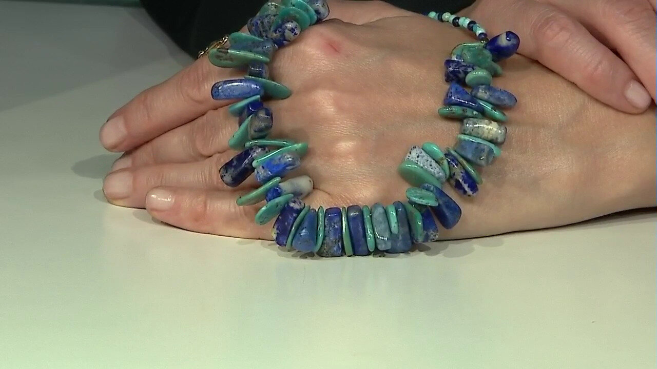 Video Lapis Lazuli Silver Necklace