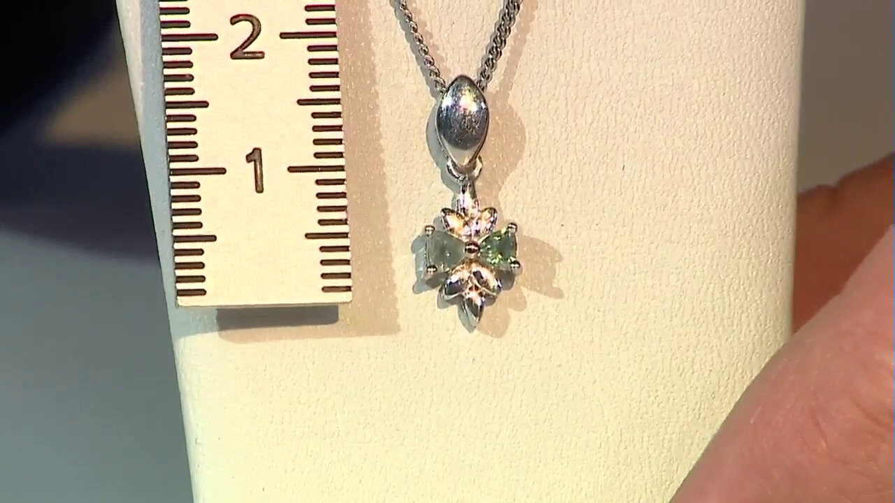 Video Brazilian Alexandrite Silver Pendant