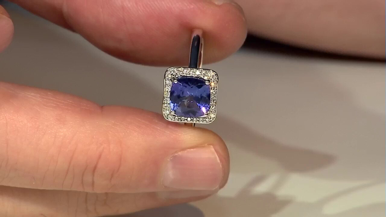 Video 14K AAA Tanzanite Gold Ring (AMAYANI)