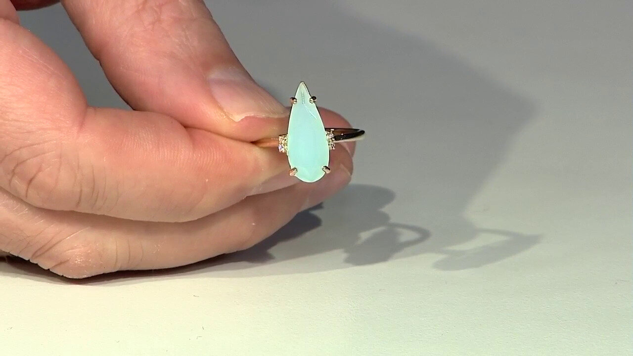 Video 14K Paraiba Opal Gold Ring (AMAYANI)