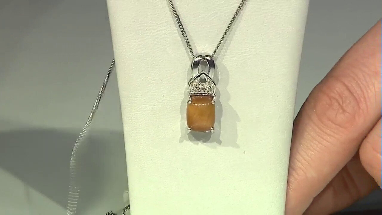 Video Tiger´s Eye Silver Pendant