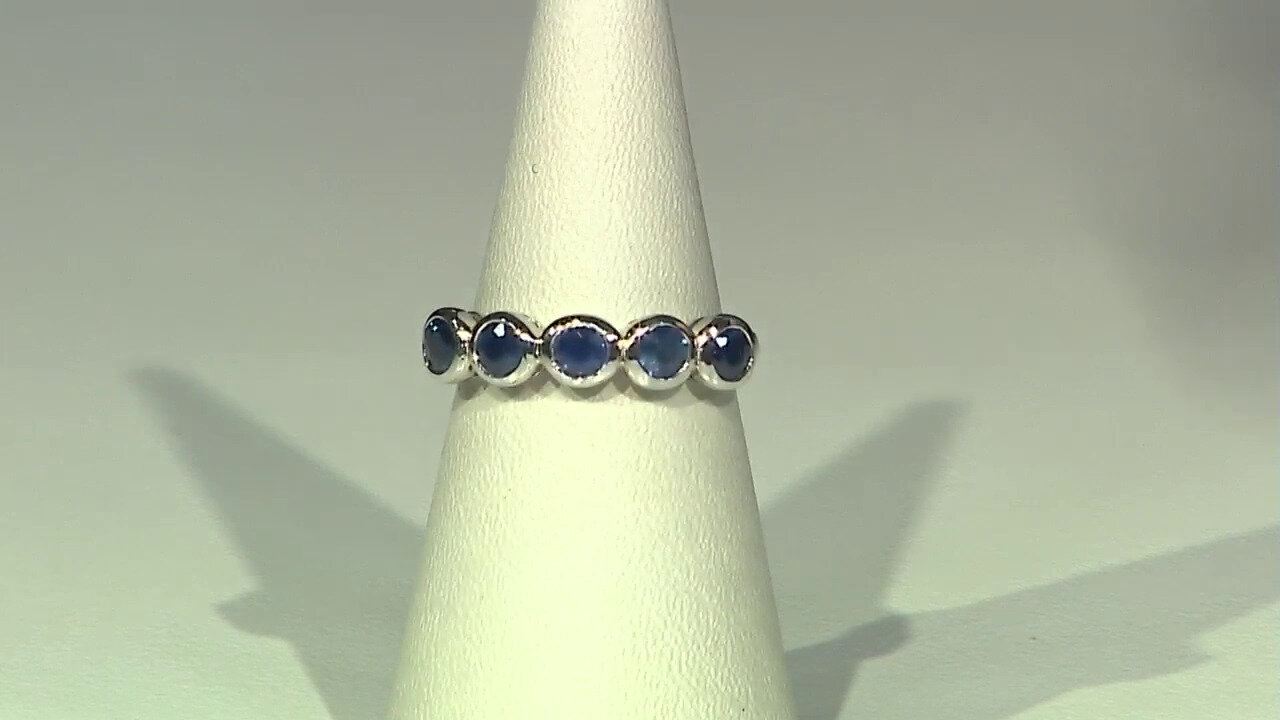 Video Laos Sapphire Silver Ring