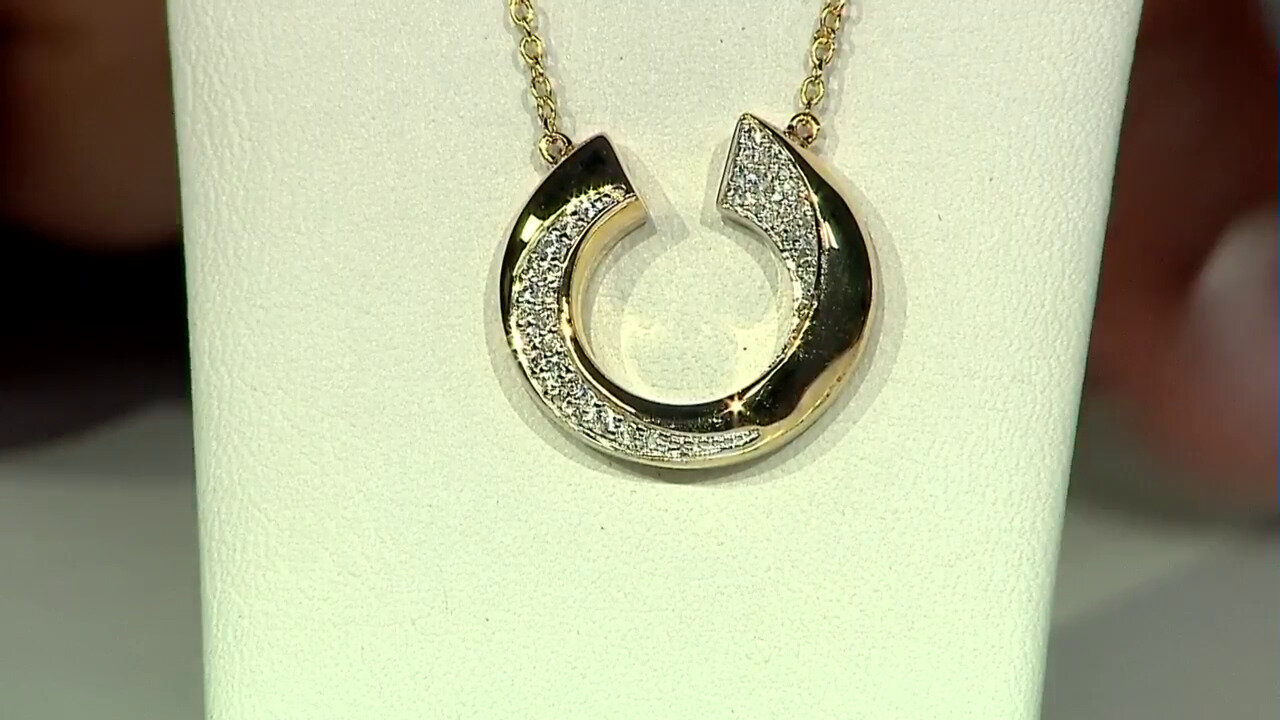 Video Zircon Silver Necklace