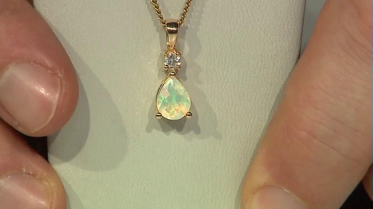 Video Welo Opal Silver Pendant