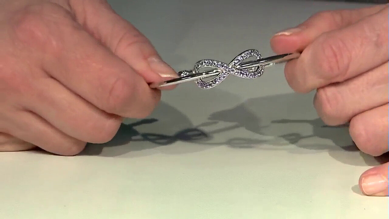 Video Brazalete en plata con Tanzanita