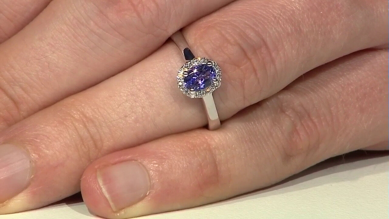 Video 10K AAA Tanzanite Gold Ring