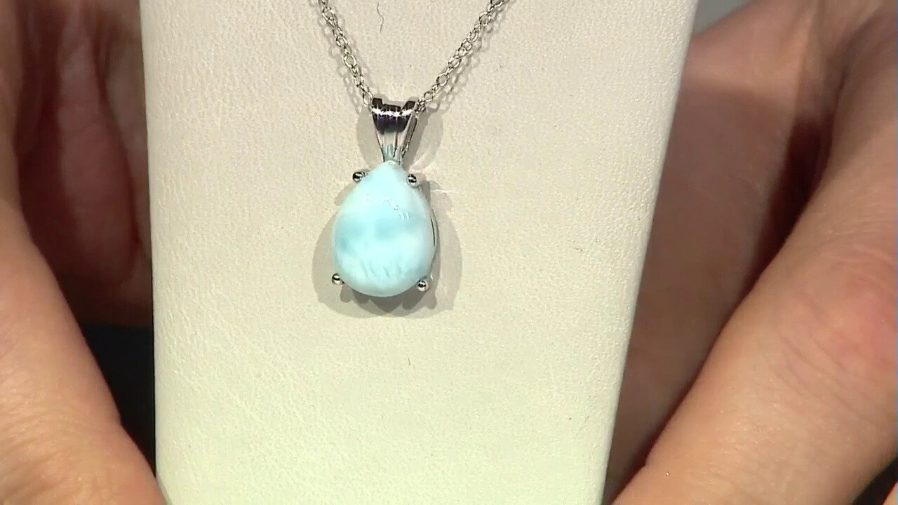 Video Larimar Silver Necklace