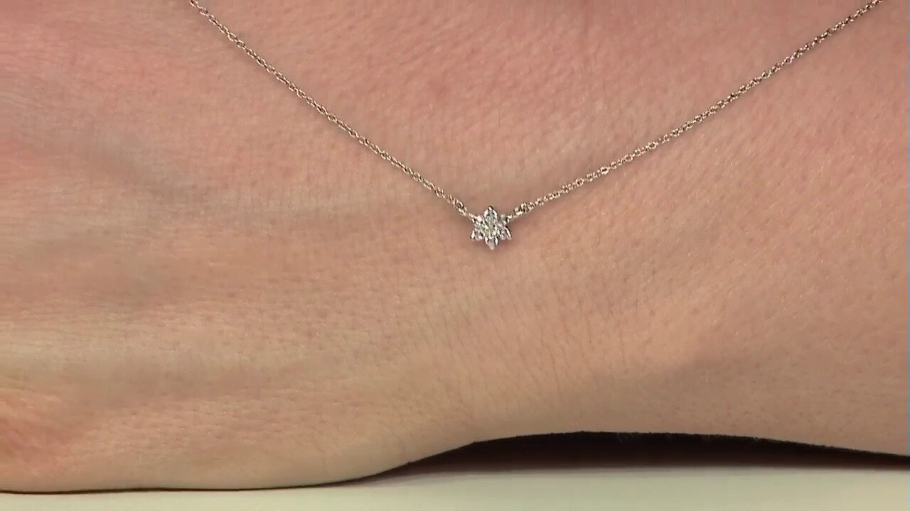 Video Zircon Silver Necklace