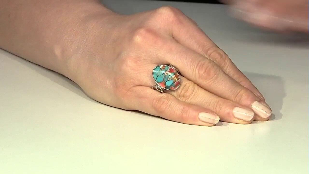 Video Multi Gem Silver Ring