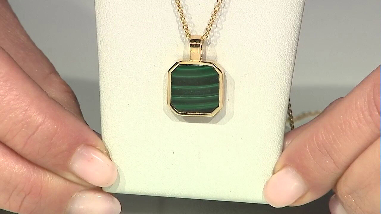 Video Collier en argent et Malachite