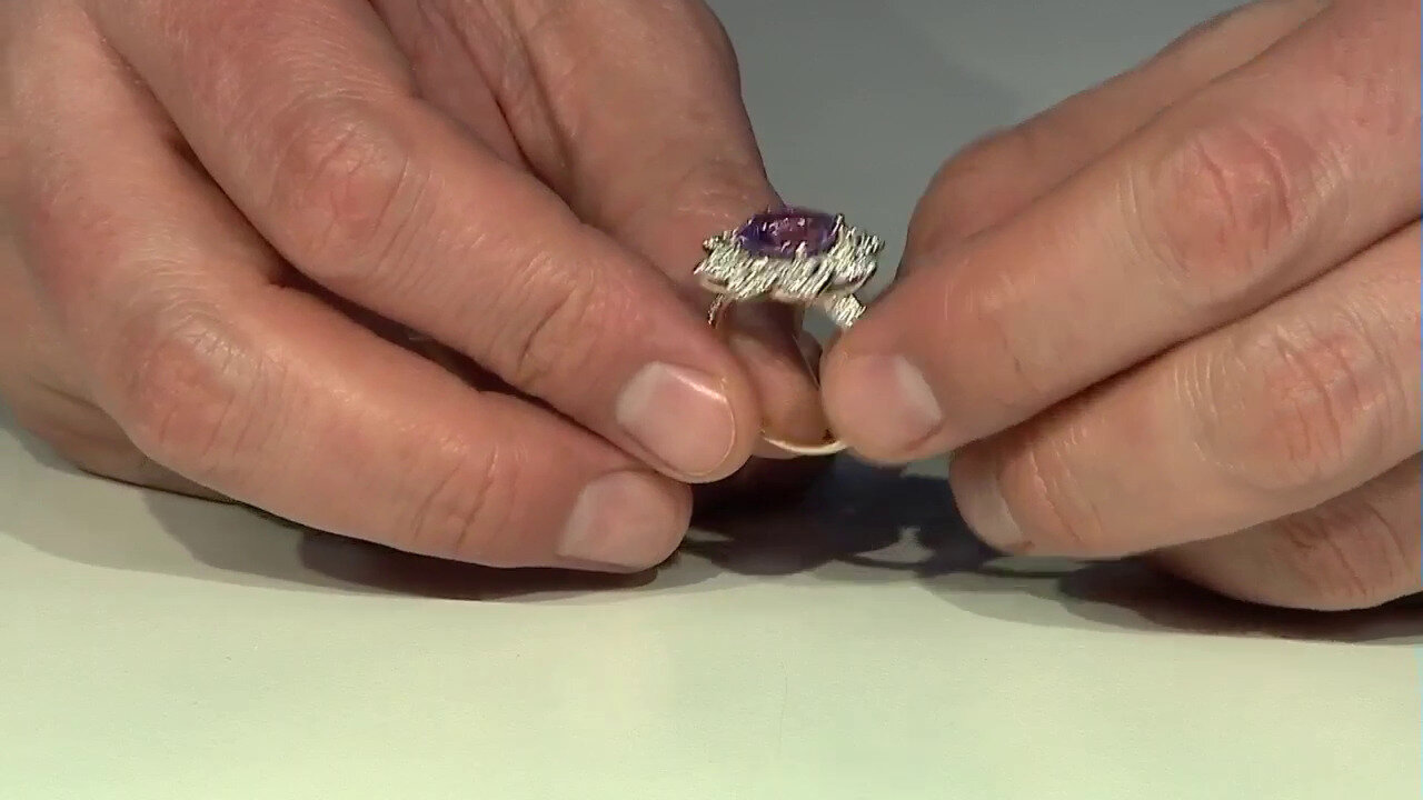 Video Amethyst-Goldring (SUHANA)