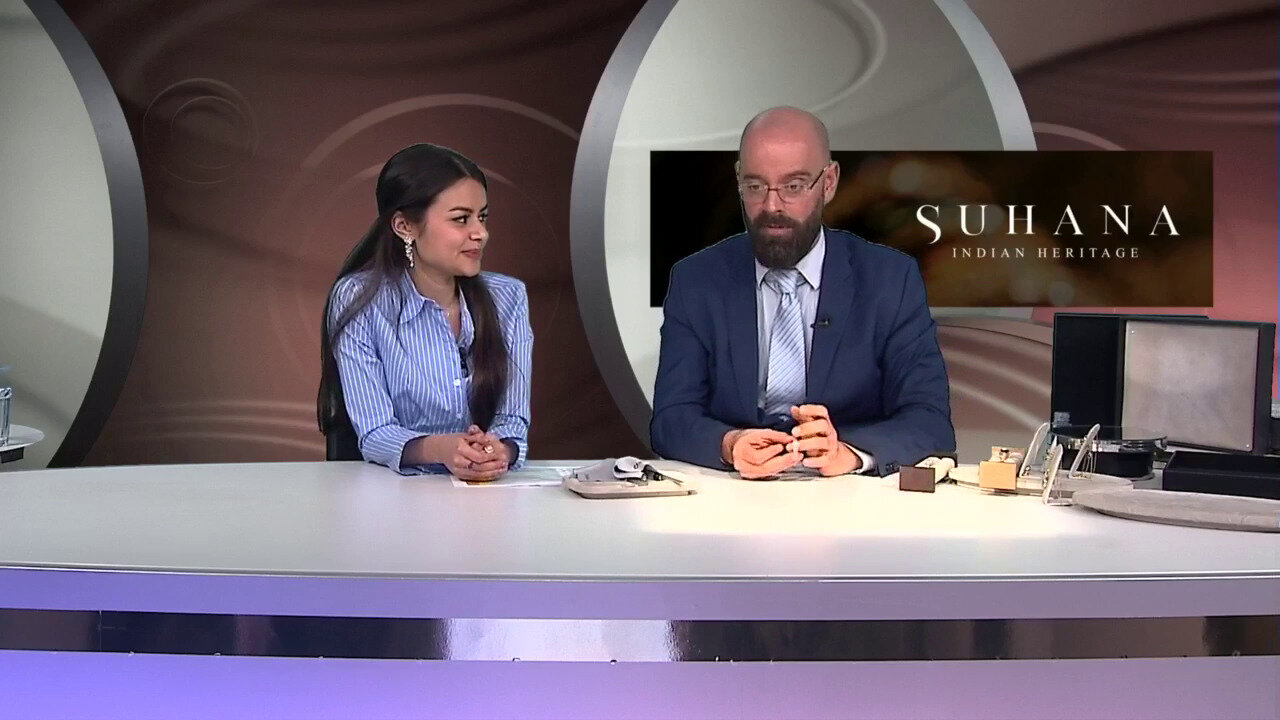 Video AAA-Brasilianischer Aquamarin-Goldring (SUHANA)