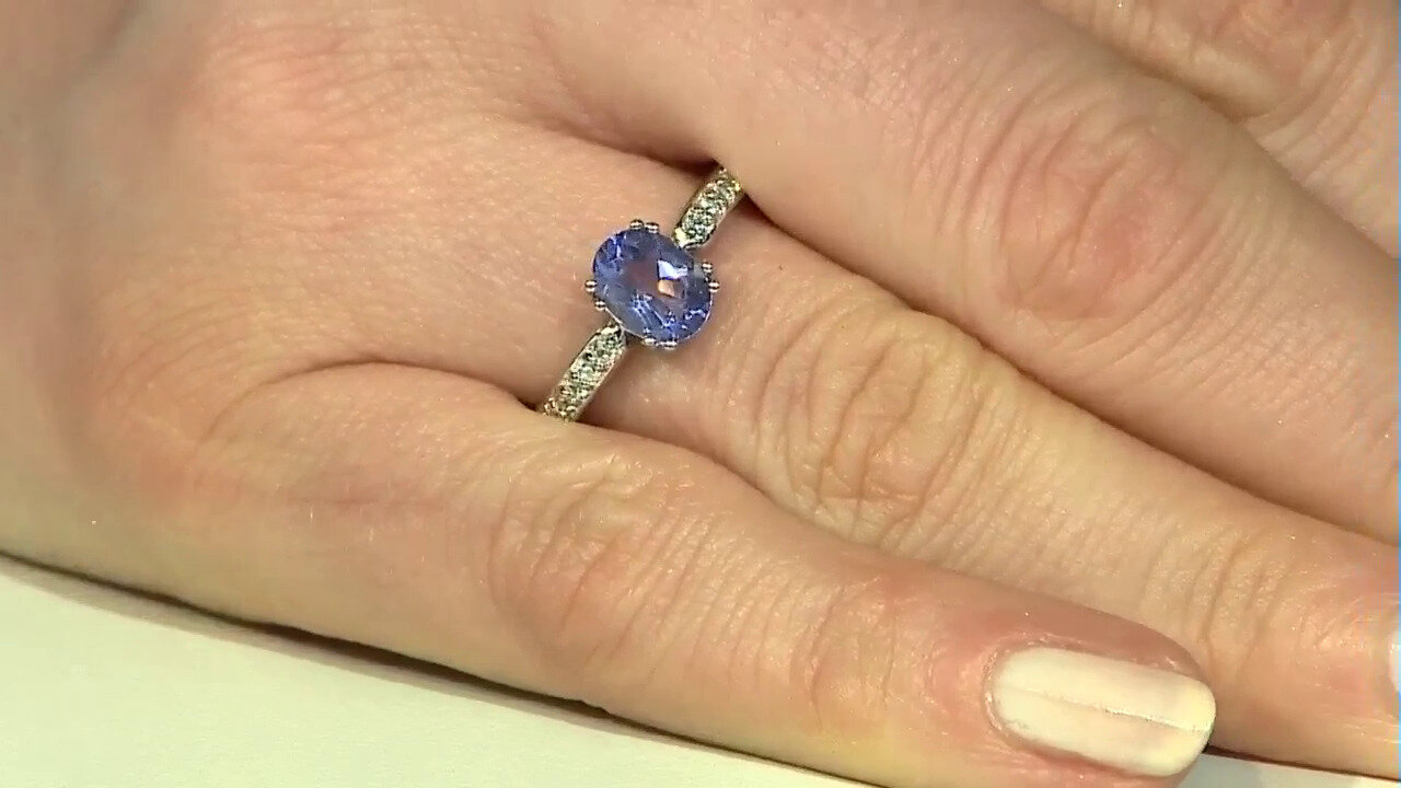 Video Colour Change Fluorite Silver Ring