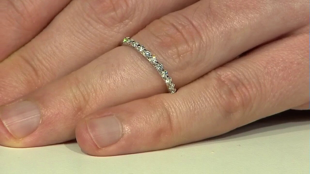 Video 14K SI2 (H) Diamond Gold Ring (CIRARI)