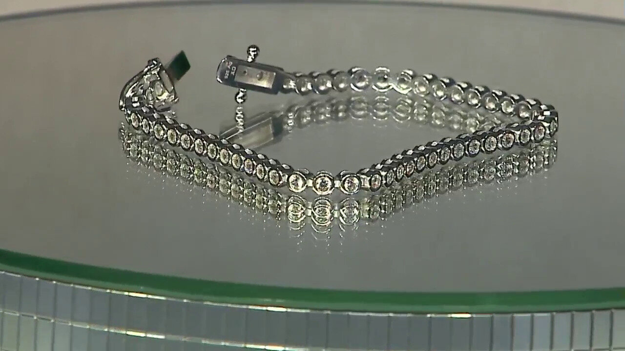 Video Zircon Silver Bracelet