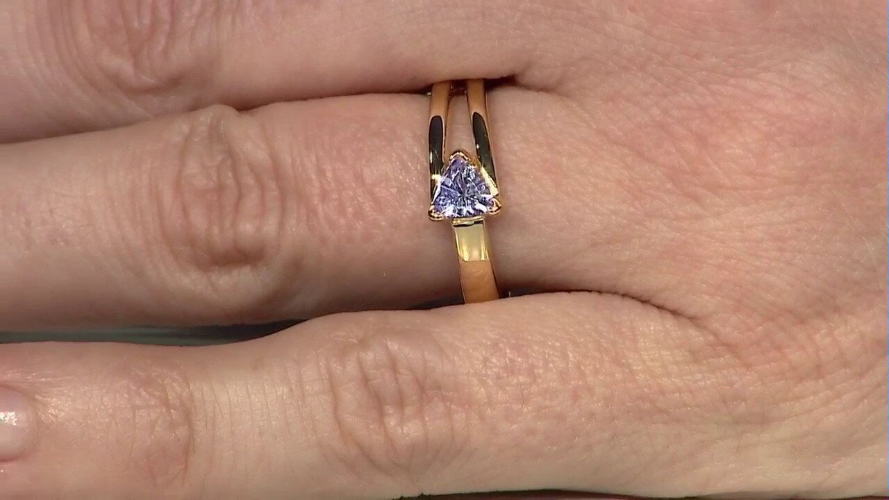 Video Bague en argent et Tanzanite non chauffée