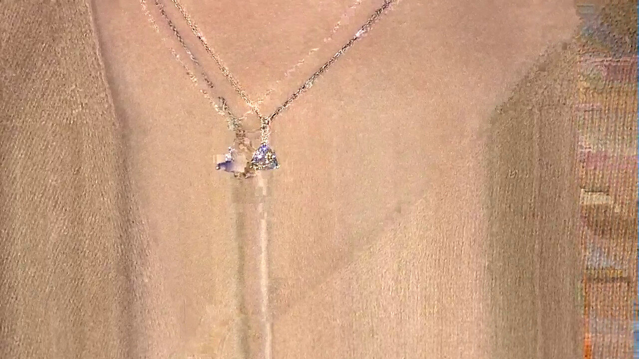 Video 10K AAA Tanzanite Gold Necklace