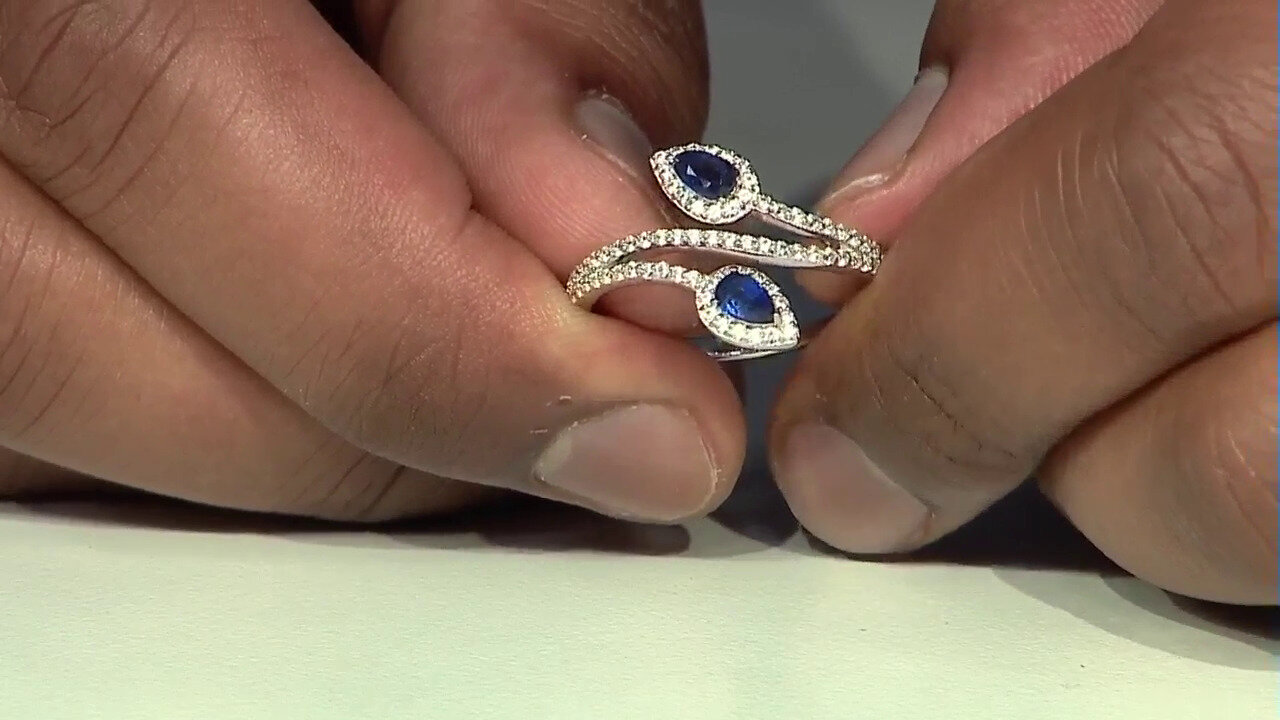 Video Bague en argent et Kyanite du Népal