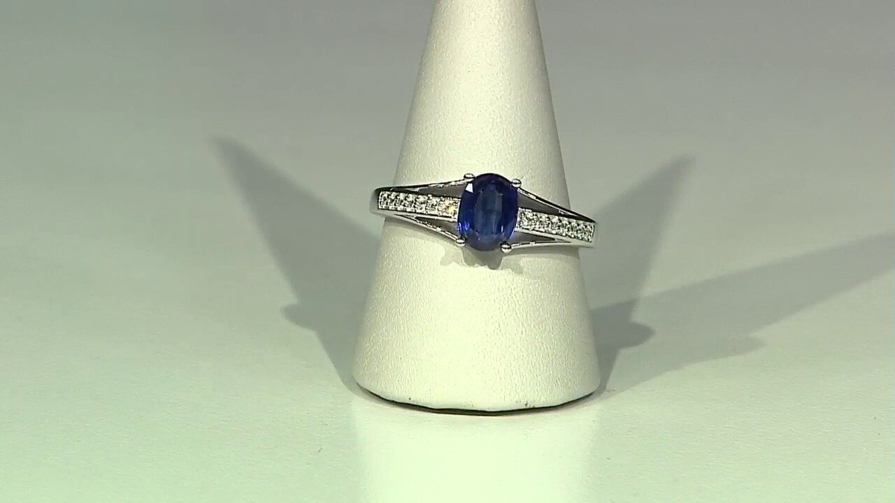 Video Bague en argent et Kyanite du Népal