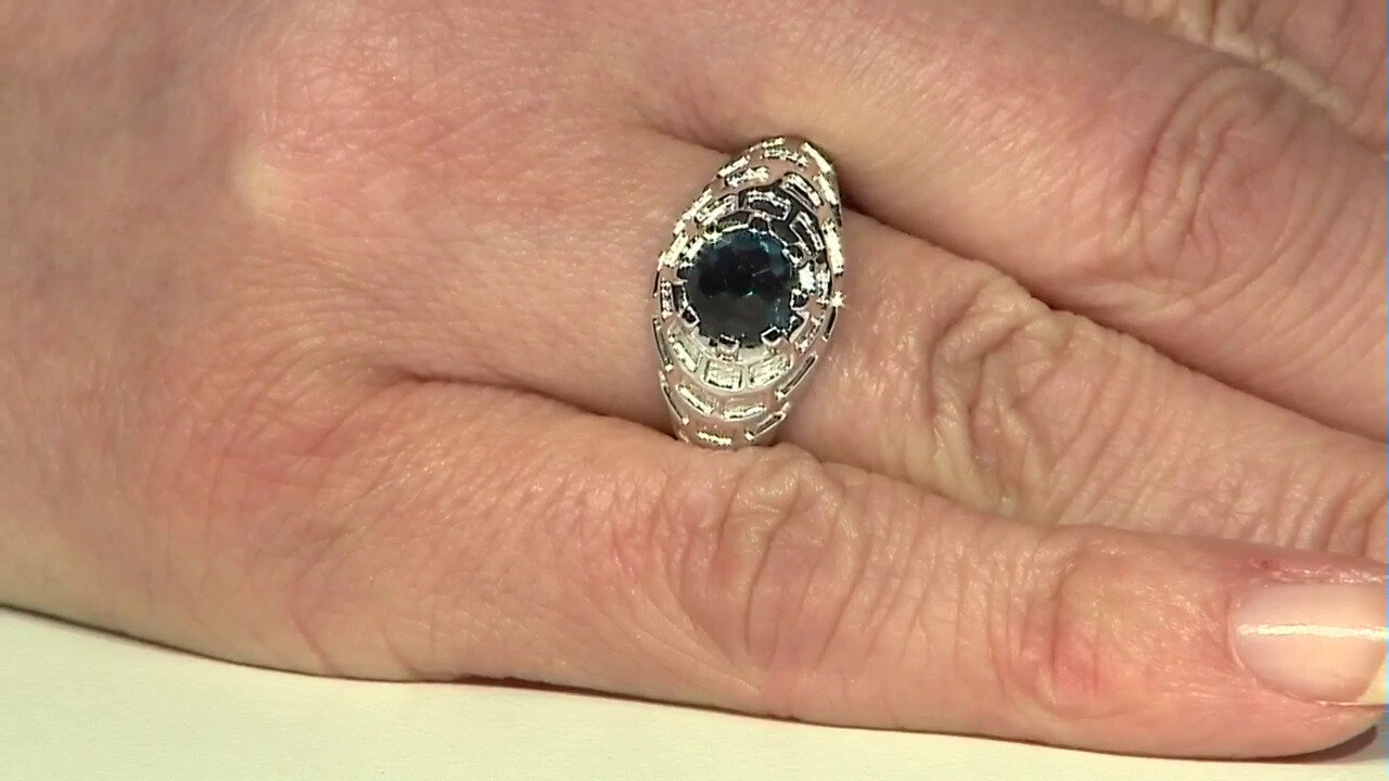 Video London Blue Topaz Silver Ring