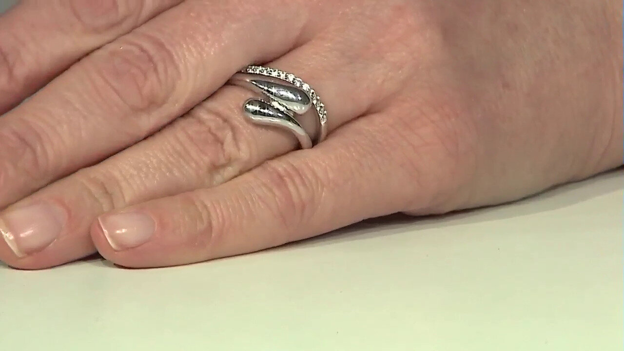 Video Bague en argent et Zircon