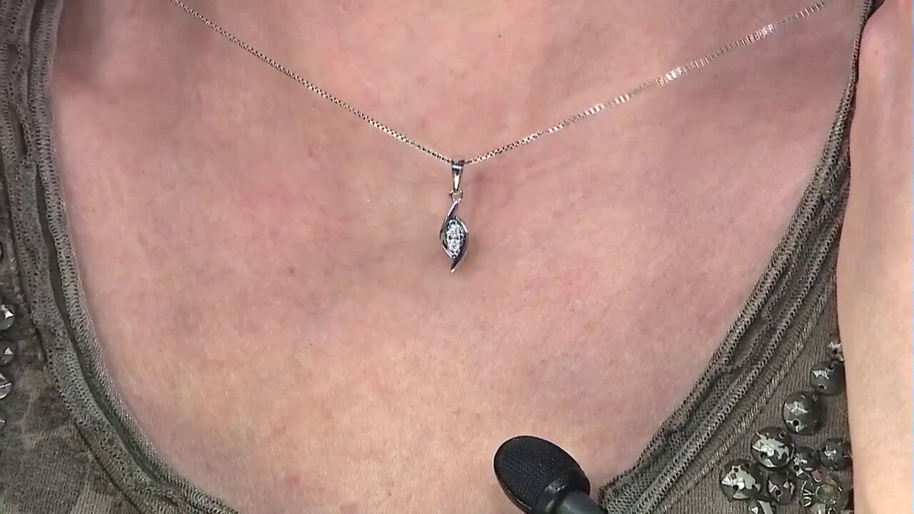 Video I2 (H) Diamond Silver Pendant