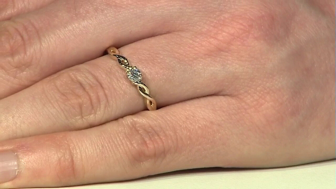 Video Gouden ring met een IF (G) Diamant