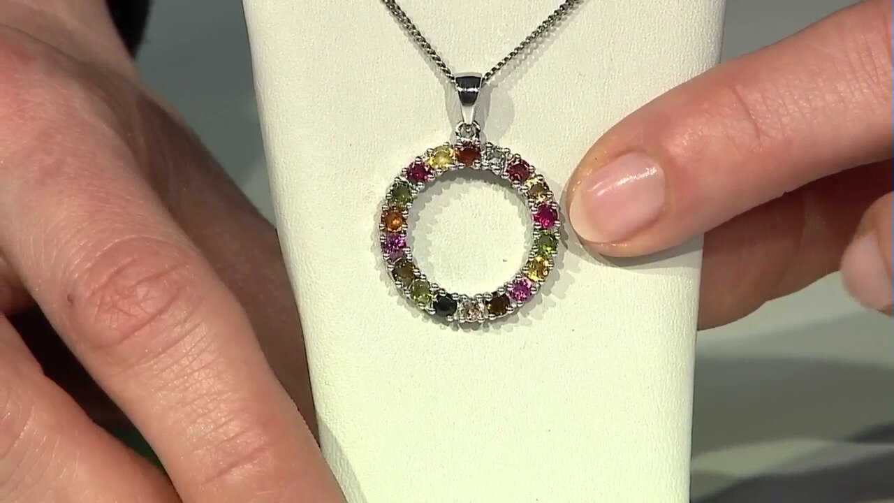 Video Pendentif en argent et Tourmaline