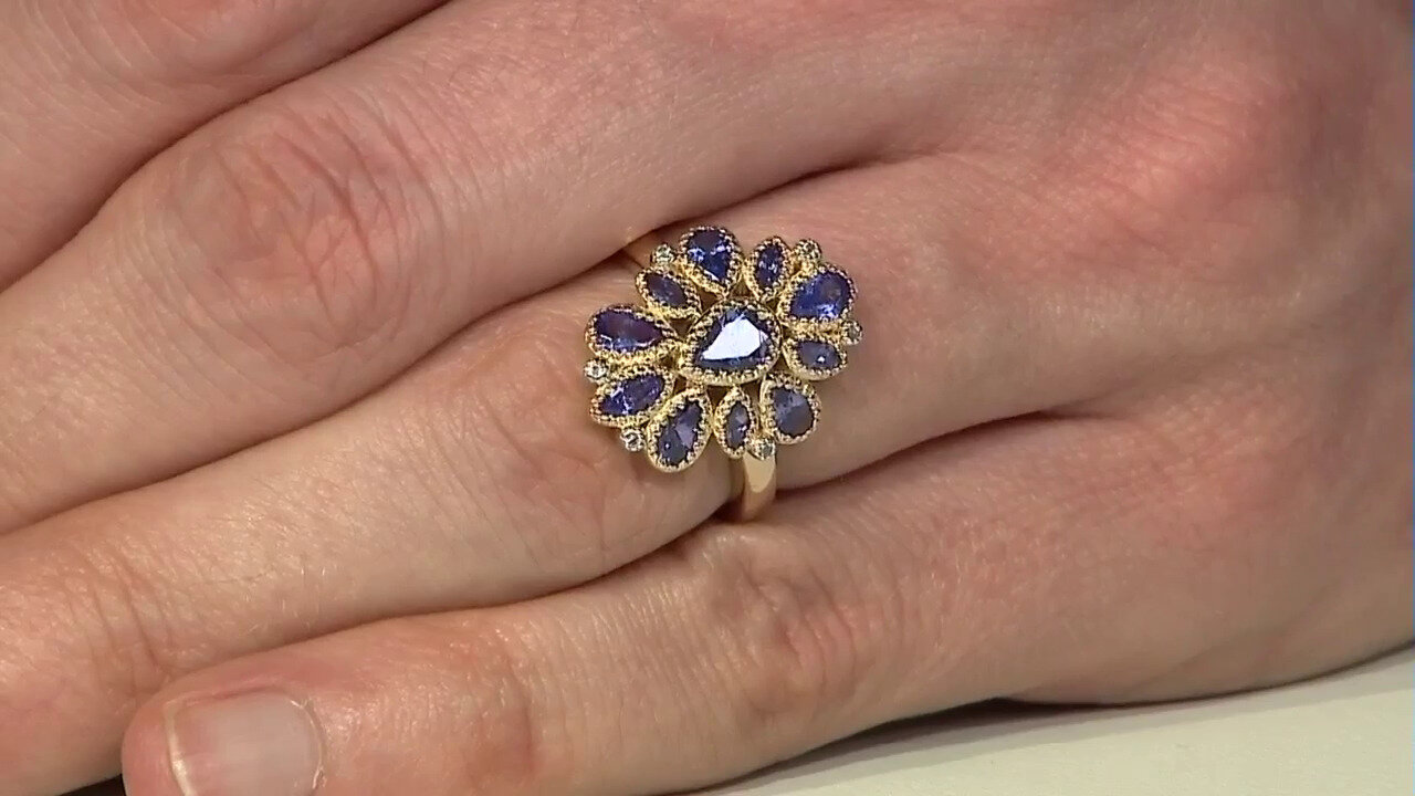 Video Bague en argent et Tanzanite