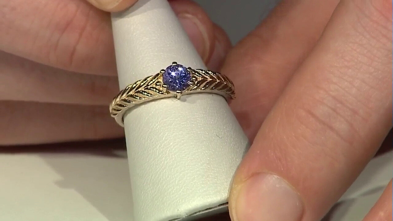 Video Tanzanite Silver Ring